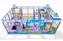 Softplay Indoor Playground Roller Slide 7.5x4.3x2.8