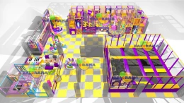 Softplay Space Themed Playground 350m2