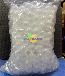Transparent Play Pool Balls 7cm - 500 Pieces