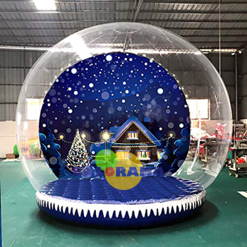 Inflatable Christmas Snow Globe 4x6x3m