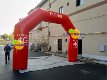 Printed Square Arch Balloon 6m