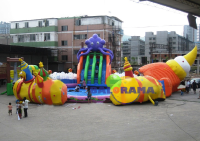 Inflatable Dragon Aqua Park