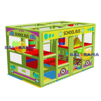 School Bus Playground 4x2x2m