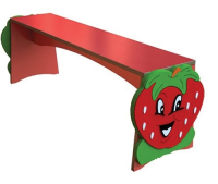 Strawberry Children's Bench