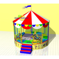 Trampoline Carousel 3x3x3m