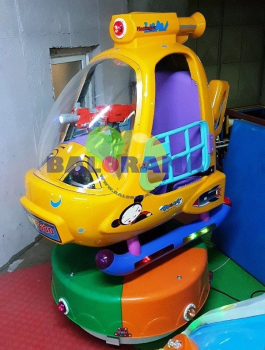 Coin Operated Rising Rotating Helicopter Game Machine