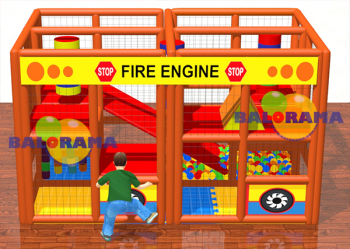 Fire Engine Soft Play Ball Pool