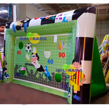 Inflatable Football Castle Penalty Shoot 4x2x2.5m