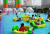 10 Pcs Bumper Boat and 10x8m Inflatable Pool