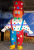 Inflatable Colorful Clown Mascot 3m