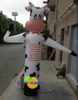Inflatable Hand Waving Balloon Cow 3 mt